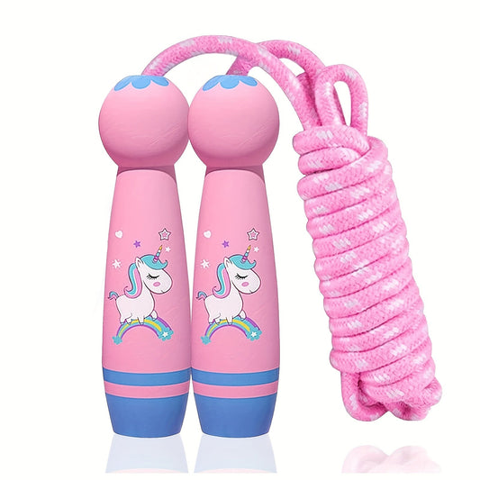Red Kids Jump Rope with Handles