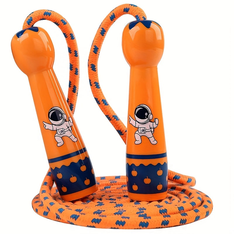 Kids Jump Rope with Cartoon Handles – Red