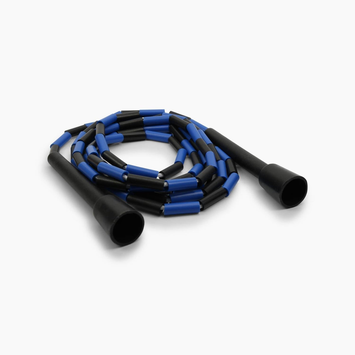 Purple Beaded Jump Rope with Plastic Segments – 9ft