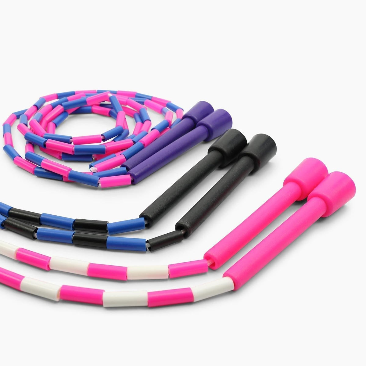 Black Beaded Jump Rope for Cardio Training – 9ft Nylon